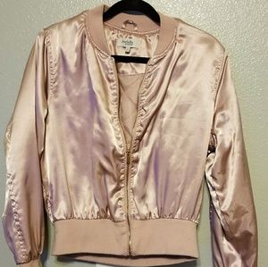 Pink bomber jacket